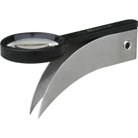 Mini pinza con lupa 70 mm MAXICRAFT