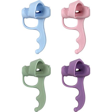 Grip Pour Crayon - Ergonomique 5 Doigts - Correction de la Prise - Pour Enfants et Adultes - Lot de 12 (1/5)