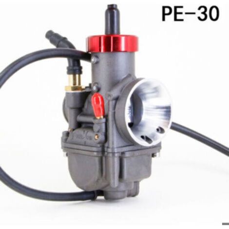 Carburateur PE30 - Câble D'Amortisseur Pour Moteur De Tondeuse À Gazon Et Outils De Jardin - Aluminium - Rouge - Unité