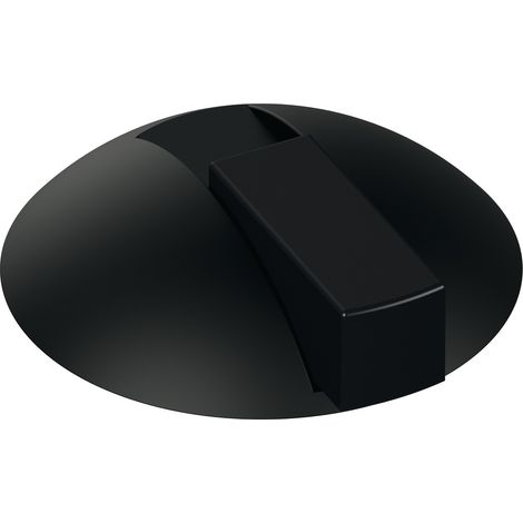 Ammortizzatore per porta a pavimento 625B 90 D.85mm H.22,5mm Ku.90 nero profondo montaggio con tasselli