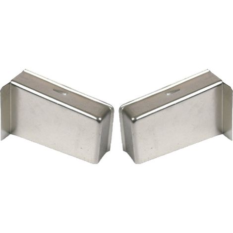 BL GUSCIO COPERTURA METALLO DX SX CR/SAT 2 PZ- 6,0 blister