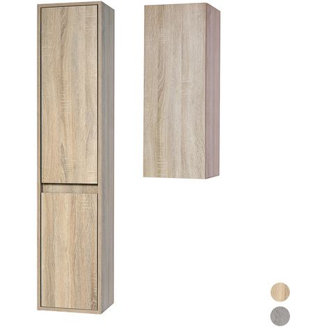 COLONNA BAGNO SOSPESA CONGRAZIA- Rovere Beige cm 80x30x25- DH- pezzi 1
