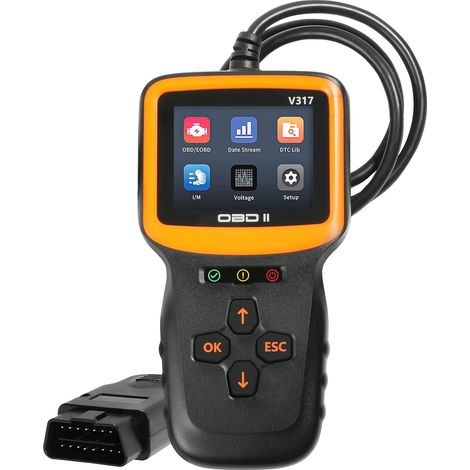Scanner per auto, diagnostica OBD2, diagnostica auto, diagnostica OBD2 in spagnolo, diagnostica auto OBD, diagnostica auto multimarca, adatto per la lettura dei guasti OBDII sulla maggior parte dei ve (1/5)