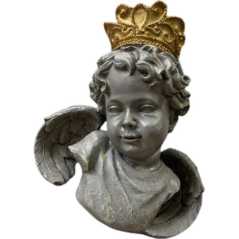 Statuette di angeli in resina adatte per balconi e