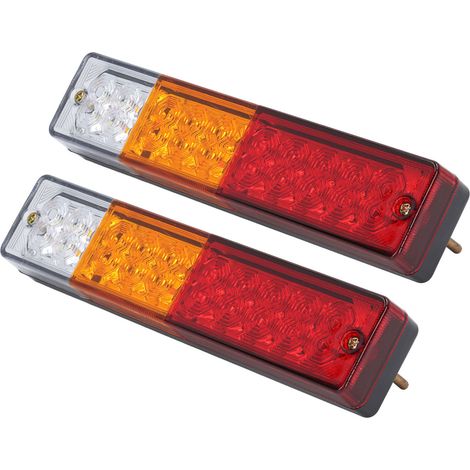 2 Stück 12V 20LED Anhängerbremssignalleuchte IP65 wasserdichte LED-LKW-Anhängerbremsleuchte (1/5)