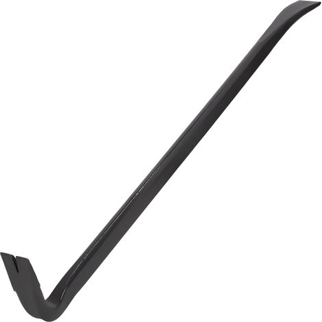 KOTARBAU® Pied De Biche - Barre À Mine 75 cm - Arrache Clou Forgé - Outil Double Face en Acier - Graphite - Levier à Clous - Graphite (1/4)