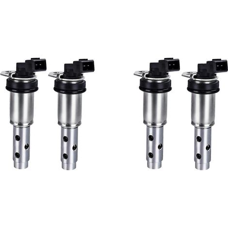 Lot de 4 électrovannes de commande VVT pour BMW Série 1 135i, 328i, 335i, 525i, X3, X5 128i, 328i, N51, N52, N54 3.0L (référence 11367585425)