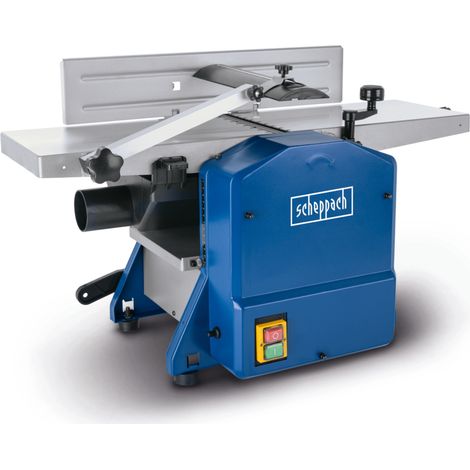 Scheppach Dégauchisseuse et raboteuse HMS850 – 230 V – 1250 W – Largeur de rabotage 204 mm – Hauteur de passage 120 mm – Régime de l’arbre 9000 min-1 (1/5)