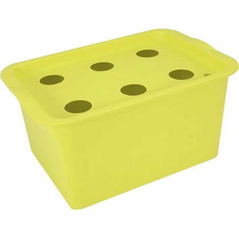 Kit de culture hydroponique pour site de plantes à 6 trous Bubble Indoor Outdoor Garden Cabinet Box (Vert) (1/5)