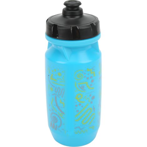 Auslaufsichere und flexible Kunststoff-Trinkflasche für Mountainbiken, Camping und Wandern, blau, 550 ml (1/5)