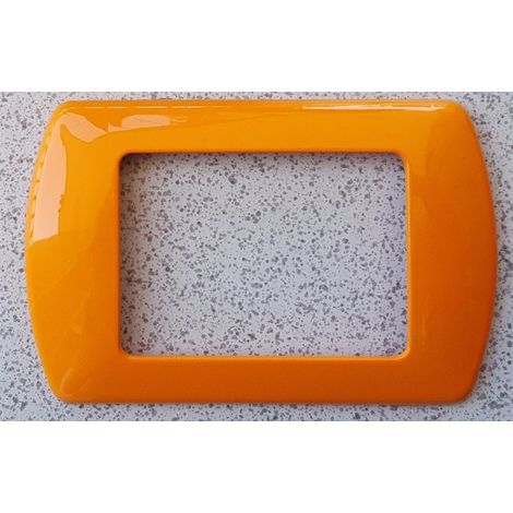 Abs Placchette Compatibilial Pour Living International Placca Series Orange Clair