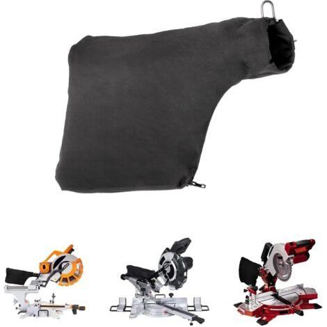 Sac à Poussière pour Scie à Onglet Modèle 255,Sac à Sciure Noir 9 Pouces avec Fermeture éclair et Support en Fil pour Elimination Facile de Poussière Intérieur des Sccessoires de Scie à Onglet (1/5)