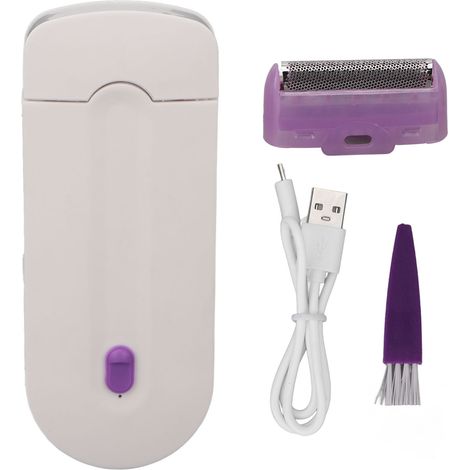 Épilateur électrique avec indicateur lumineux bleu, étanche et filet flottant. Tondeuse à cheveux-AquaForge (1/5)