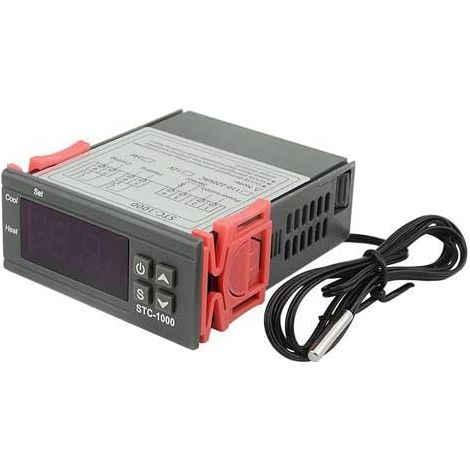 Thermostat STC-1000 - 1 Pièce - ABS - Contrôle Température - Chauffage Refroidissement - 12V DC (1/5)