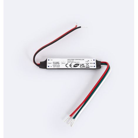 Controller für LED-Streifen Einfarbig/CCT 12-24 V SKYDANCE V2-W Kompatibel mit RF-Fernbedienung CCT (1/2)