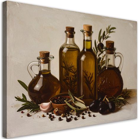 Impresión de Imagen, Aceite de oliva, hierbas y especias, 30x20 (1/5)