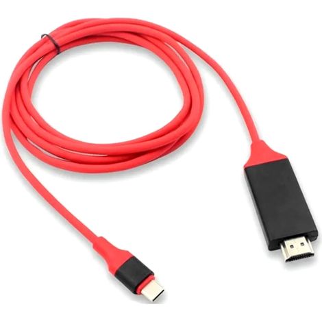 Adaptateur USB-C vers HDMI 4K Haute Vitesse, câble convertisseur pour smartphone, PC portable et ordinateur, résolution Ultra HD, compatible téléphone et tablette, connexion rapide et stable. (1/5)