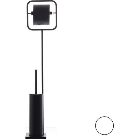 BERTOCCI Moon piantana servizio wc porta scopino e porta rotolo bianco sale codice prod: 14703800200