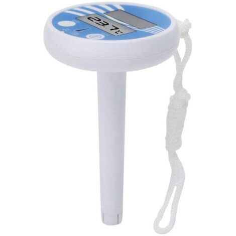Thermomètre flottant de piscine numérique – Solaire – Grand écran LCD – Plage de -40 à 60 °C – Pour piscines. spas et aquariums (1/5)