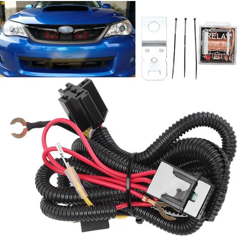 Kit de Câblage Klaxon 12V avec Relais Universel pour Voiture et Camion - Montage sur Calandre