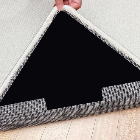 Rutschfeste Teppichunterlage – 8 waschbare Anti-Rutsch-Pads für Teppichböden (1/5)