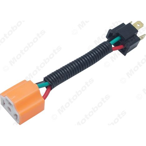 Éclairage LED pour voitures et motos, éclairage halogène, ampoules H4 mâles et femelles, douilles de phares, connecteurs en céramique, câbles (1/4)