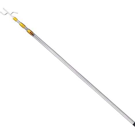 Outil Chargement Télescopique – Pince De Préhension Acier Inoxydable, Accessoire Ramassage Robuste, Récupérateur Camion 4,92 Pieds  Poteau Extensible Résistant À La Rouille Pour Sécuriser Les Charges (1/5)