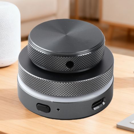 Contrôleur à bouton personnalisable, tourne-page, contrôleur de volume avec éclairage RGB, connexion filaire 2,4 GHz/BT/USB-C, compatible avec les systèmes Windows et Android. (1/5)