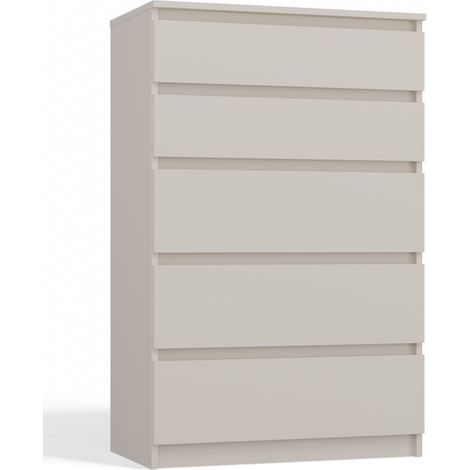 Commode : 5 tiroirs, Cachemire, 40 x 109,5 x 70 cm (1/5)