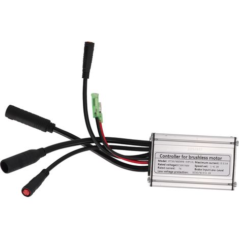 Contrôleur Sinusoidal 36V 48V 15A pour Moteur Brushless 250W - Kit Conversion Vélo Électrique (1/5)