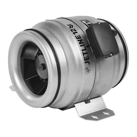 Ventilateur tertiaire inline 1200m3/h, D250, mono 230V, variateur, boîte à borne S&P (UNELVENT) 246300