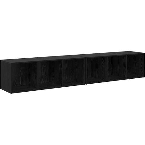 Maison Exclusive - Ensemble meuble TV 2 pcs Chêne noir 37 x 35 x 107cm