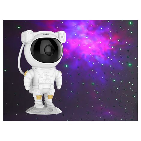 iTotal Proyector luminoso astronauta negro 11.3 cm (1/2)