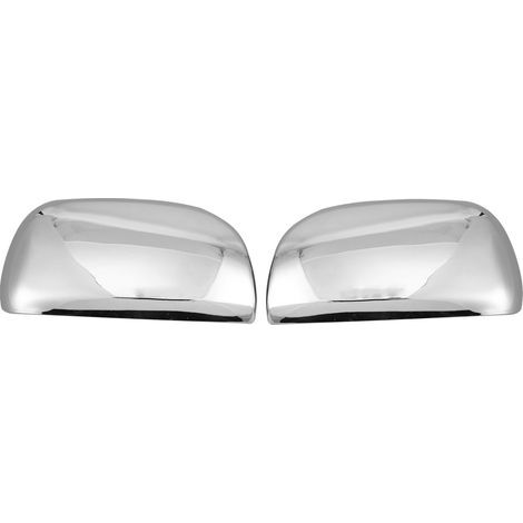Cubierta de espejo Aramox, 2 piezas, cubierta de espejo lateral de ABS cromado, repuesto decorativo para RAV4 2006-2008 (1/5)