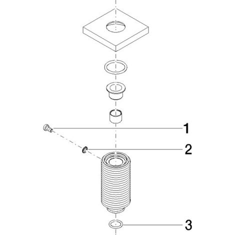 Dornbracht 90277802300-00 couvercle pièces de rechange