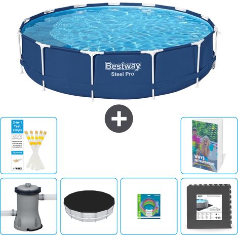 Bestway Steel Pro Rund - 396x84 cm - 7-teilig S317
