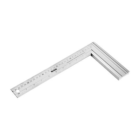 SQUADRA FALEGNAME 501612 WOKIN - ALLUMINIO/INOX CM 30- 2 pezzi