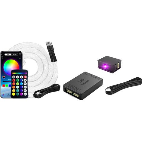 Luci a fibra ottica, opzioni di colore RGBW, installazione flessibile, 300 pezzi da 1,5 m (1/2)
