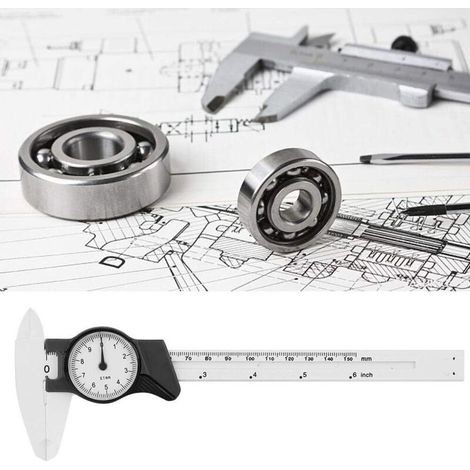 Jauge Micrométrique en Acier Inoxydable, Pied à Coulisse de Montre Numérique 0-150 Mm avec écran LCD Précision de 0,1 Mm pour la Mesure de L'extérieu (1/3)