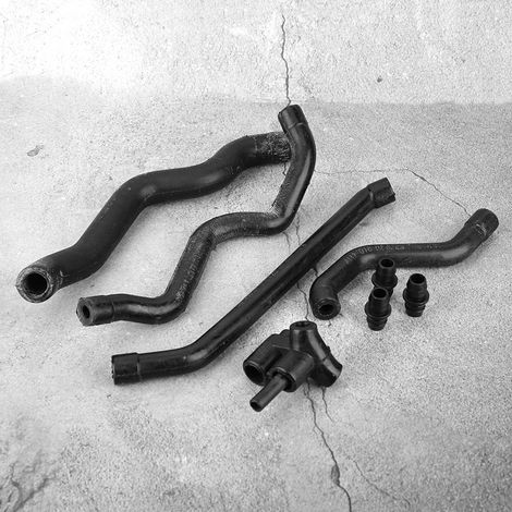Jeu de 8 raccords de flexible de ventilation du carter 1120180182 pour Mercedes-Benz (1/3)
