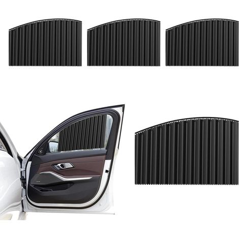 WOLWES Pare Soleil pour Voiture Pare-Soleil Fenêtre Avant (1/5)