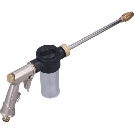 High Pressure Water Gun, Pressure Washer Gun, Water Jet Gun with Brass Nozzle for Car Washing Watering Lawns and Gardens (1/5)