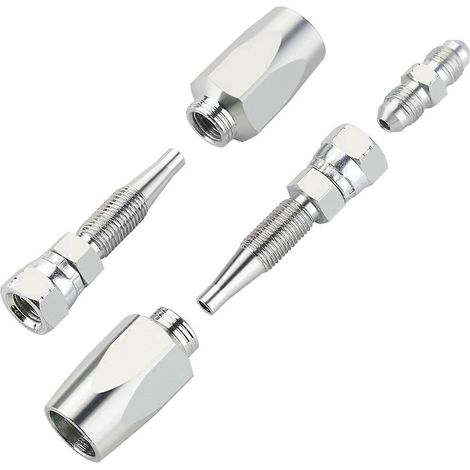 Kit de réparation de terrain pour flexible hydraulique (2 raccords hydrauliques de 6,35 mm de diamètre intérieur) (1/5)
