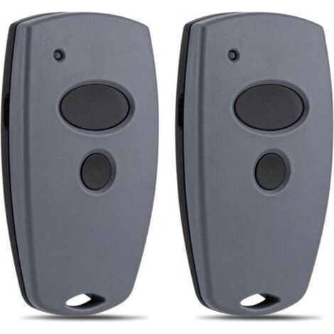 Transmisor de control remoto para abrepuertas de garaje compatible con control remoto digital Marantec 302, 384, 304, 313, 321, 323, 131 y 868 MHz (2 unidades) (1/5)