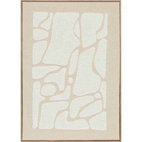 Tela 3d ziad beige 50x70cm - Atmosphera créateur d'intérieur