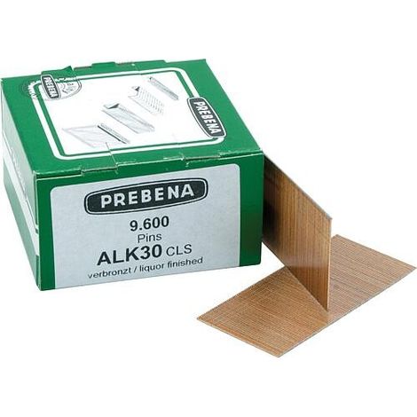 Pointes type ALK, 30 mm, acier bronzé, (1/2)