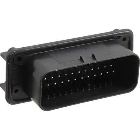 Connettore AmpSeal femmina 35 vie nero da circuito stampato 90°