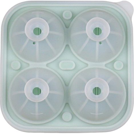 à glaçons en silicone flexible et réutilisable pour faire six moules (1/5)