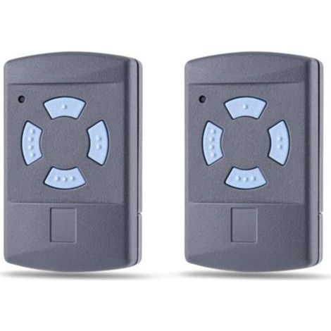 Telecomando per porta da garage Hörmann HSM4-868, telecomando a 4 pulsanti da 868,3 MHz per apriporta da garage Hörmann SupraMatic, ProMatic, RotaMatic e LineaMatic, confezione da 2 (1/4)