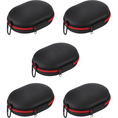 Kompatibel mit 5 Kopfhörer-Tragetaschen/Schutzhüllen/Hartschalen, geeignet für Solo 2, 3, Studio 2.0 und 3.0 in Rot.